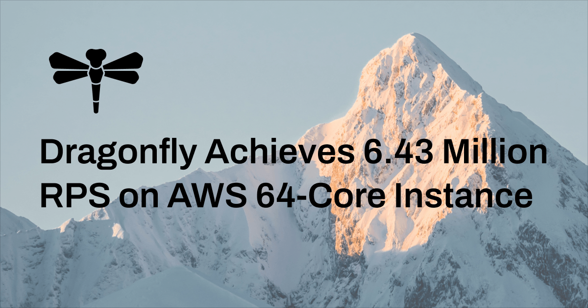 Dragonfly Achieves 6.43 Million RPS on AWS 64-Core Graviton3 Instance | Cover Image