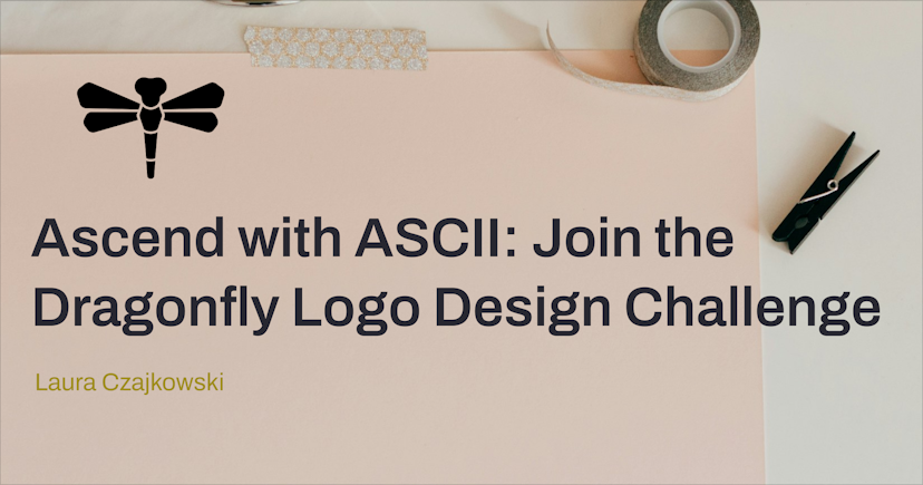Ascend with ASCII: Join the Dragonfly Logo Design Challenge