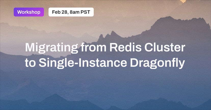 Scaling Redis Simplified: Migrating from Cluster to Dragonfly