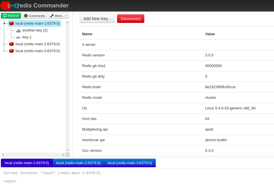 Redis Commander